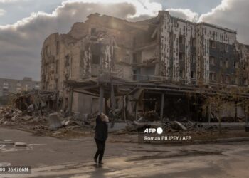 Muchas zonas en Ucrania están en ruinas