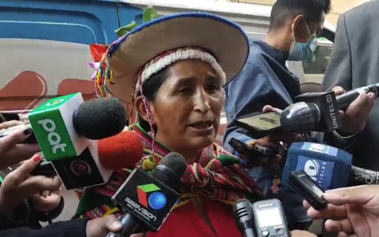 La exdiputada del MAS Lidia Patty.