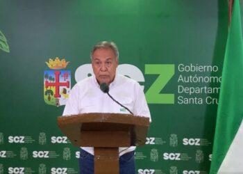 El director del Sedes Santa Cruz dio la información. Foto: Gobernación de Santa Cruz.