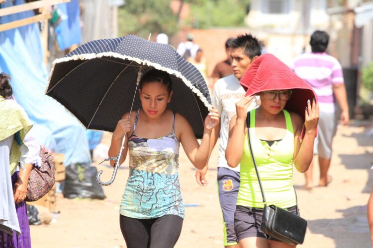 Hay alerta por altas temperaturas en tres departamentos. Foto: Archivo La Razón.