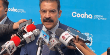 El alcalde de Cochabamba, Manfred Reyes Villa.
