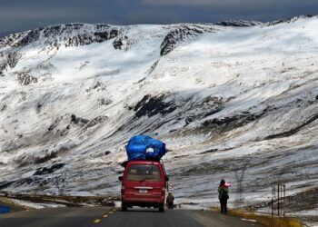 Podrían caer nevadas en varios puntos del país. Foto: Archivo La Razón.