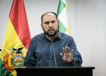 El ministro de Gobierno, Roberto Ríos.