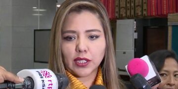 La viceministra de Comunicación, Gabriela Alcón.