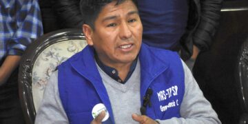 El presidente del MAS arcistas Gróver García.