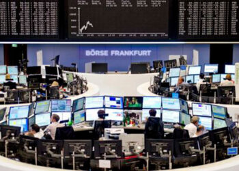 La bolsa de Fráncfort, en Alemania