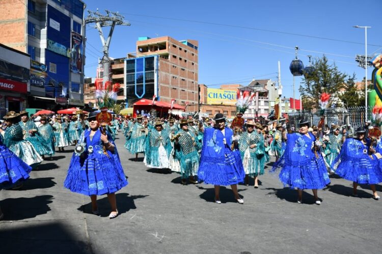 La entrada de la Virgen del Carmen se realizará en la zona 16 de Julio de El Alto. Foto: Archivo.
