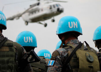 Cascos azules de Naciones Unidas. Foto: Archivo