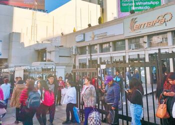 Una sucursal de Emapa en el centro paceño. Foto: Archivo.