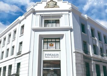 Edificio de la Fiscalía General del Estado, en Sucre.