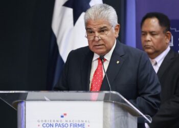 El presidente de Panamá, Juan Raúl Mulino