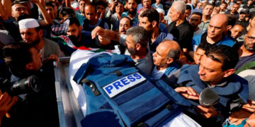 En Gaza también murieron periodistas