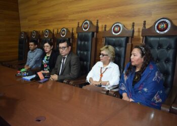 Los magistrados del TCP.
