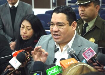 El fiscal general del Estado Roger Mariaca.