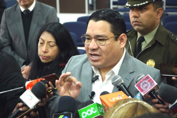 El fiscal general del Estado Roger Mariaca.