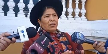 La segunda vicepresidenta de la Cámara de Diputados Toribia Lero (CC).