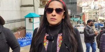 La concejal del MAS en El Alto Wilma Alanoca.