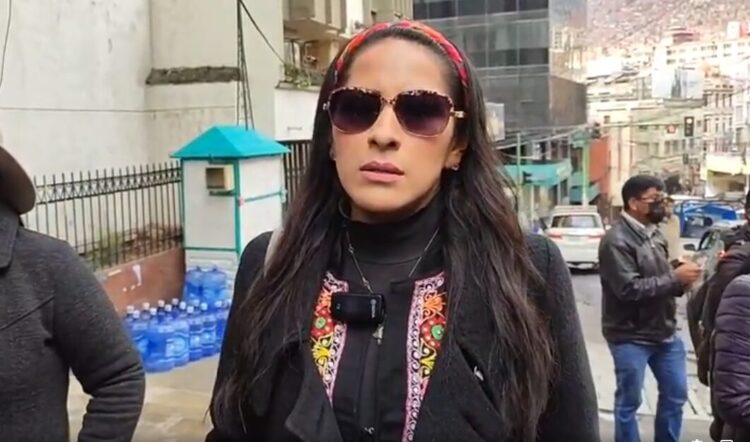 La concejal del MAS en El Alto Wilma Alanoca.