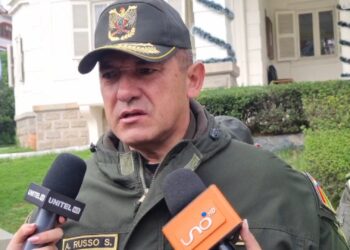 El comandante de la Policía Boliviana Augusto Russo