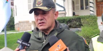 El comandante de la Policía Boliviana Augusto Russo