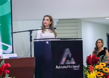 Karina Serrudo, expresidenta de la Aduana Nacional. Foto: Archivo.