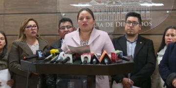 La diputada arcista Deysi Choque