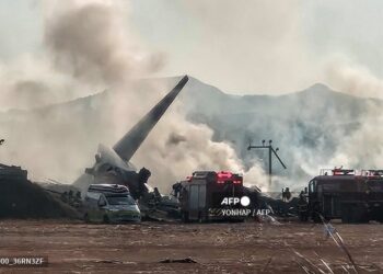 Imagen referencial de accidente aéreo