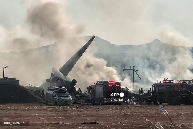 Imagen referencial de accidente aéreo