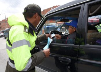 La Policía realiza controles. Foto: APG.
