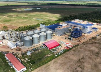 La Planta de subproductos de soya en San Julián, Santa Cruz. Foto: Archivo.