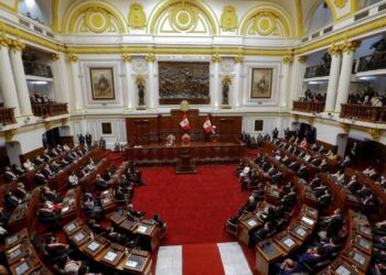 Sesión del Congreso peruano