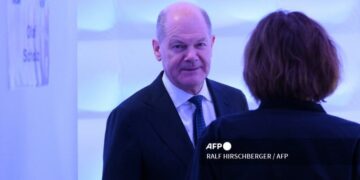 El canciller alemán, Olaf Scholz