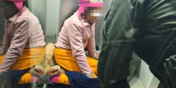 La niña fue rescatada por la Policía