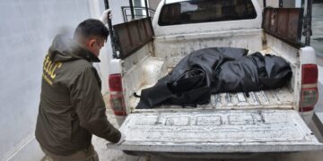 Los cuerpos fueron llevados a la morgue