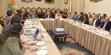 Sala plena del TSJ se reúne con el presidente del Consejo de la Magistratura.