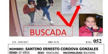 Santino Córdova es buscado por su familia. Desapareció el 31 de enero.
