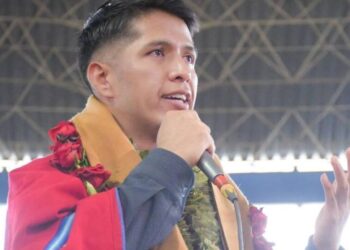 El candidato de Alianza Popular, Andrónico Rodríguez