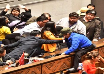 Peleas en la Asamblea Legislativa