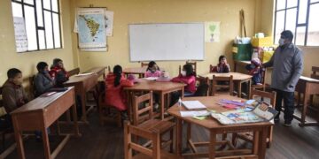 Las clases no serán regulares si se confirma el paro de transporte Foto: Archivo La Razón.