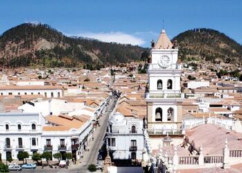 Sucre, la capital de Chuquisaca.