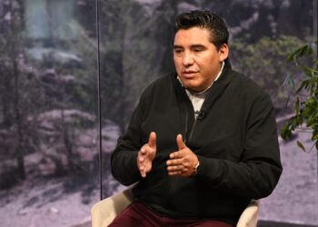 Juan Carlos Limpias en entrevista con La Razón.