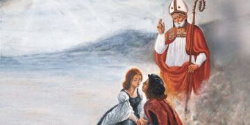 San Valentín, un sacerdote que casaba clandestinamente.