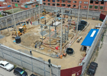 Subestación Villa Santiago en El Alto
