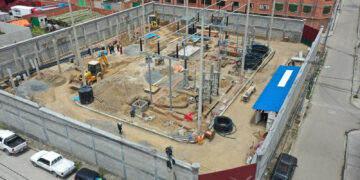 Subestación Villa Santiago en El Alto