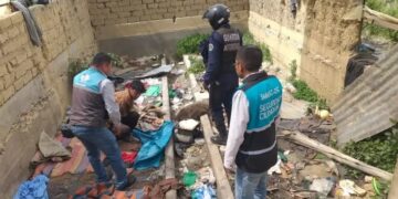 Funcionarios municipales hicieron un operativo en el lugar. Foto: GAMLP.