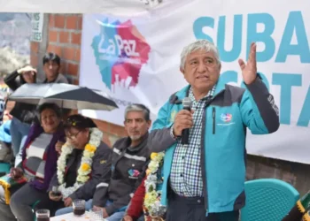 El alcalde de La Paz, Iván Arias.