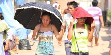 Calor en Santa Cruz.