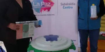 En el mercado Camacho de La Paz implementan el primer sistema de compostaje.