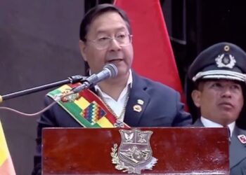 El presidente Luis Arce