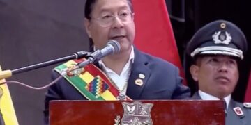 El presidente Luis Arce